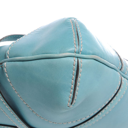Gucci Leather Reins Tote Turquoise 5 of 9