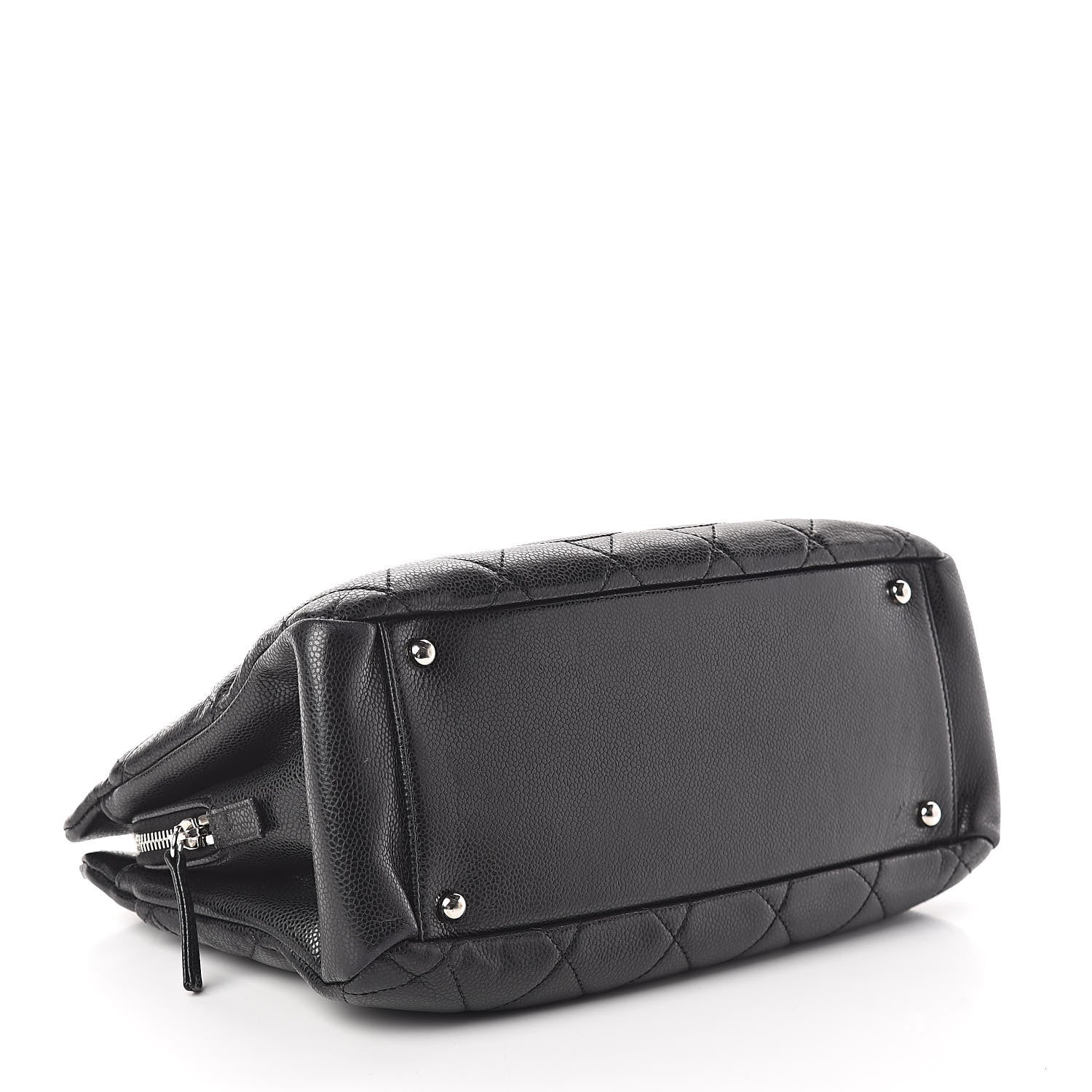 Chanel Caviar Quilted Timeless CC Soft Tote Black 4 of 17