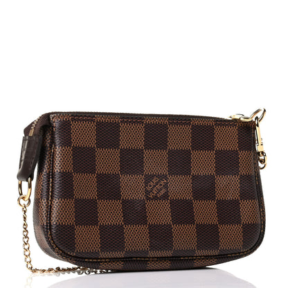 Louis Vuitton Damier Ebene Mini Pochette Accessories 2 of 6
