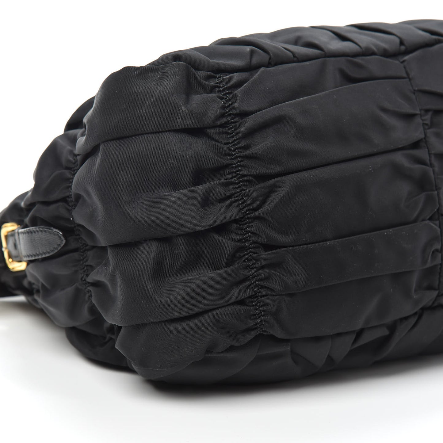 Tessuto Nylon Gaufre Tote Black