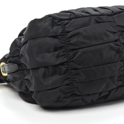 Prada Tessuto Nylon Gaufre Tote Black 8 of 9