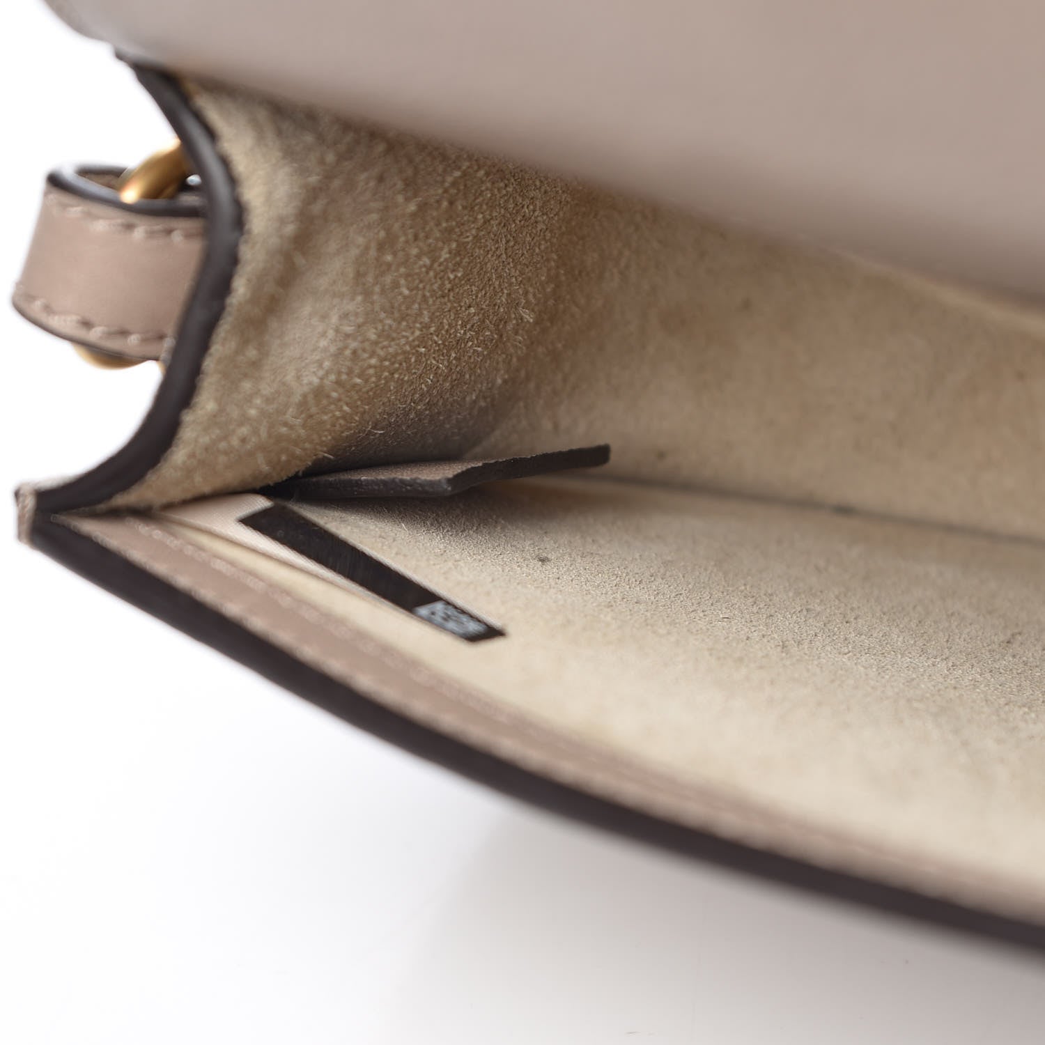 Chloe Calfskin Suede Small Nile Bracelet Bag Motty Grey 7 of 9