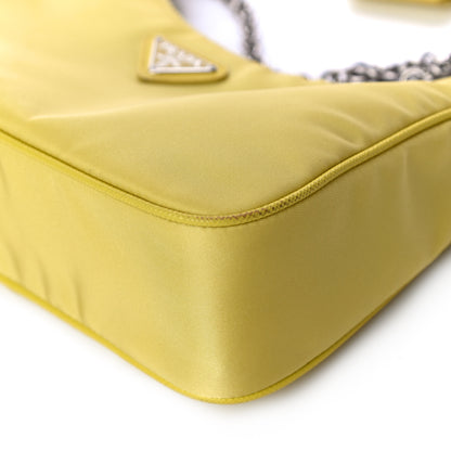 Prada Nylon Saffiano Re-Edition 2005 Shoulder Bag Ananas 12 of 12
