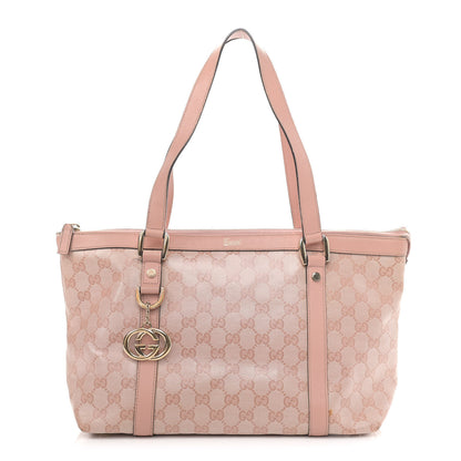 Gucci Crystal Monogram Medium Abbey Tote Blush 1 of 25