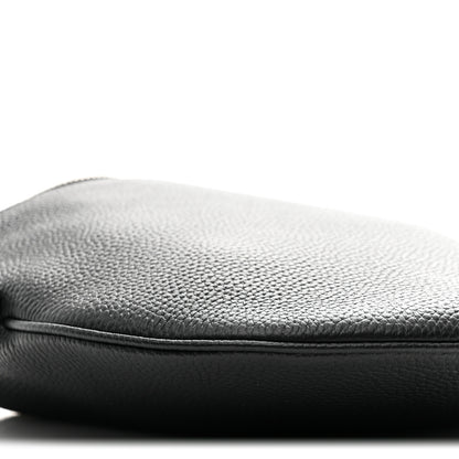 Gucci Pebbled Calfskin Mini B Shoudler Bag Black 9 of 10