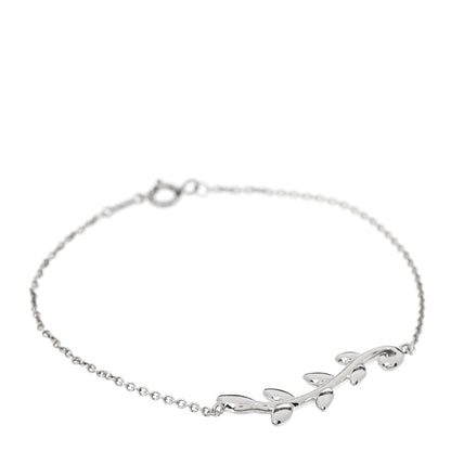 Tiffany Sterling Silver Paloma Picasso Olive Leaf Vine Bracelet 1 of 4