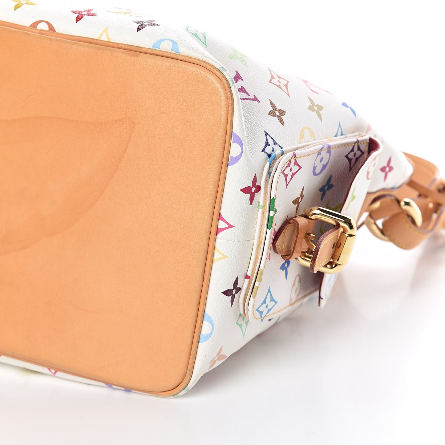 Monogram Multicolor Petit Noe White