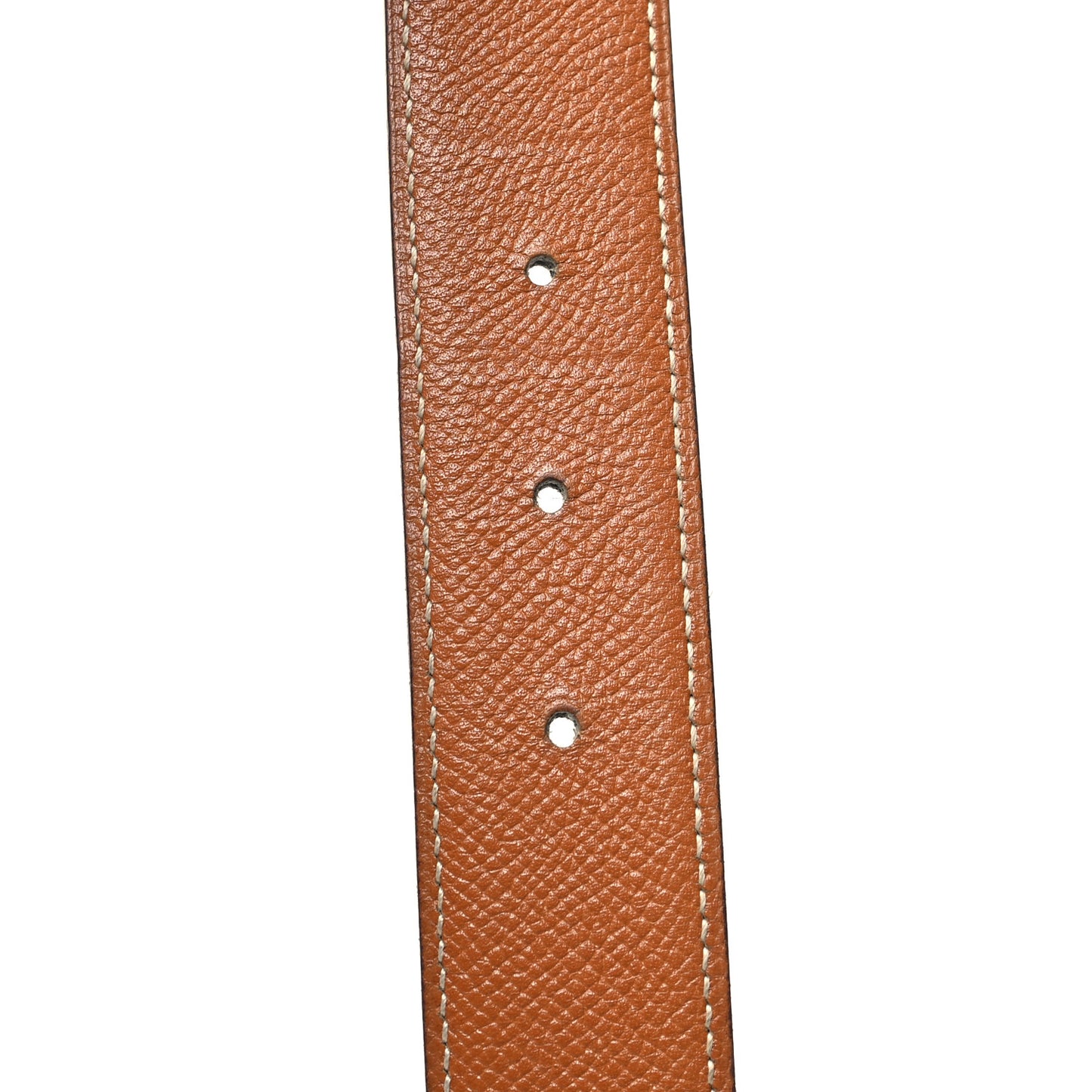 Box Courchevel 32mm H Belt 65 Black Gold