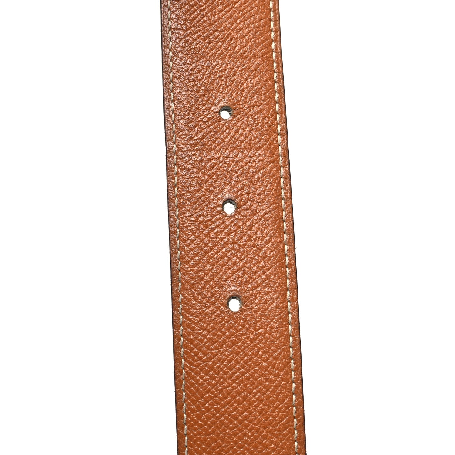 Hermes Box Courchevel 32mm H Belt 65 Black Gold 6 of 10