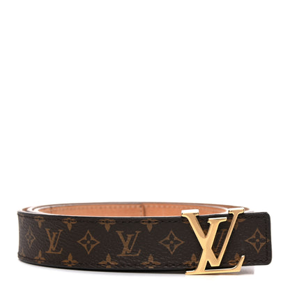 Louis Vuitton Mini Monogram 25mm LV Initiales Belt 80 32 1 of 9