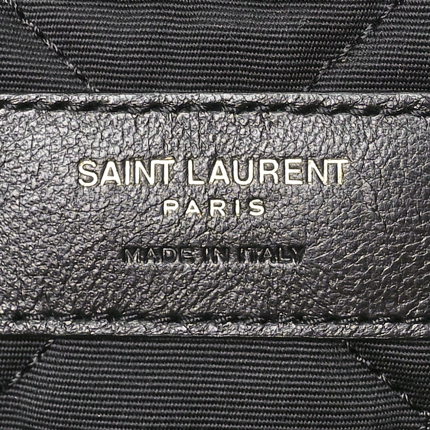 Calfskin Quilted ES Giant Travel Bag Black