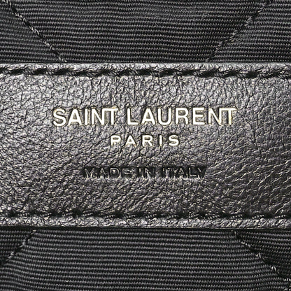 Saint Laurent Calfskin Quilted ES Giant Travel Bag Black 6 of 11