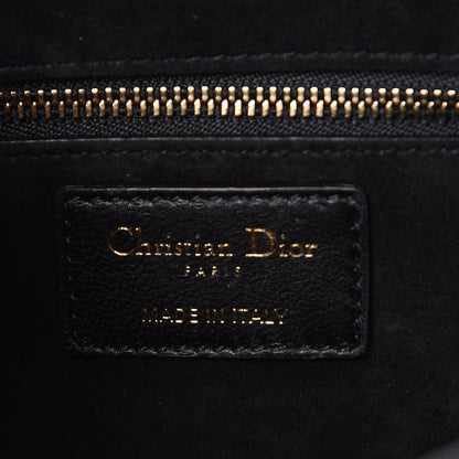 Christian Dior Lambskin Hand Painted Small Dioraddict Flap Bag Black 7 of 9