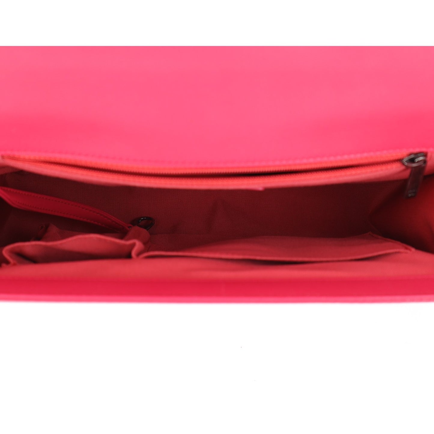 Patent Quilted Large Boy Flap Pink