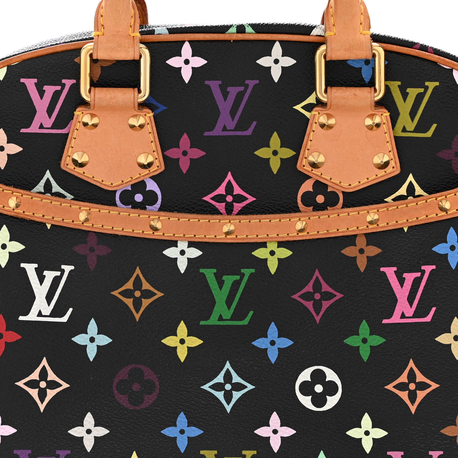 Louis Vuitton Monogram Multicolor Trouville Black 7 of 10