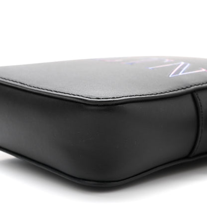 Valentino Garavani Calfskin VLTN Neon Messenger Bag Black 9 of 9