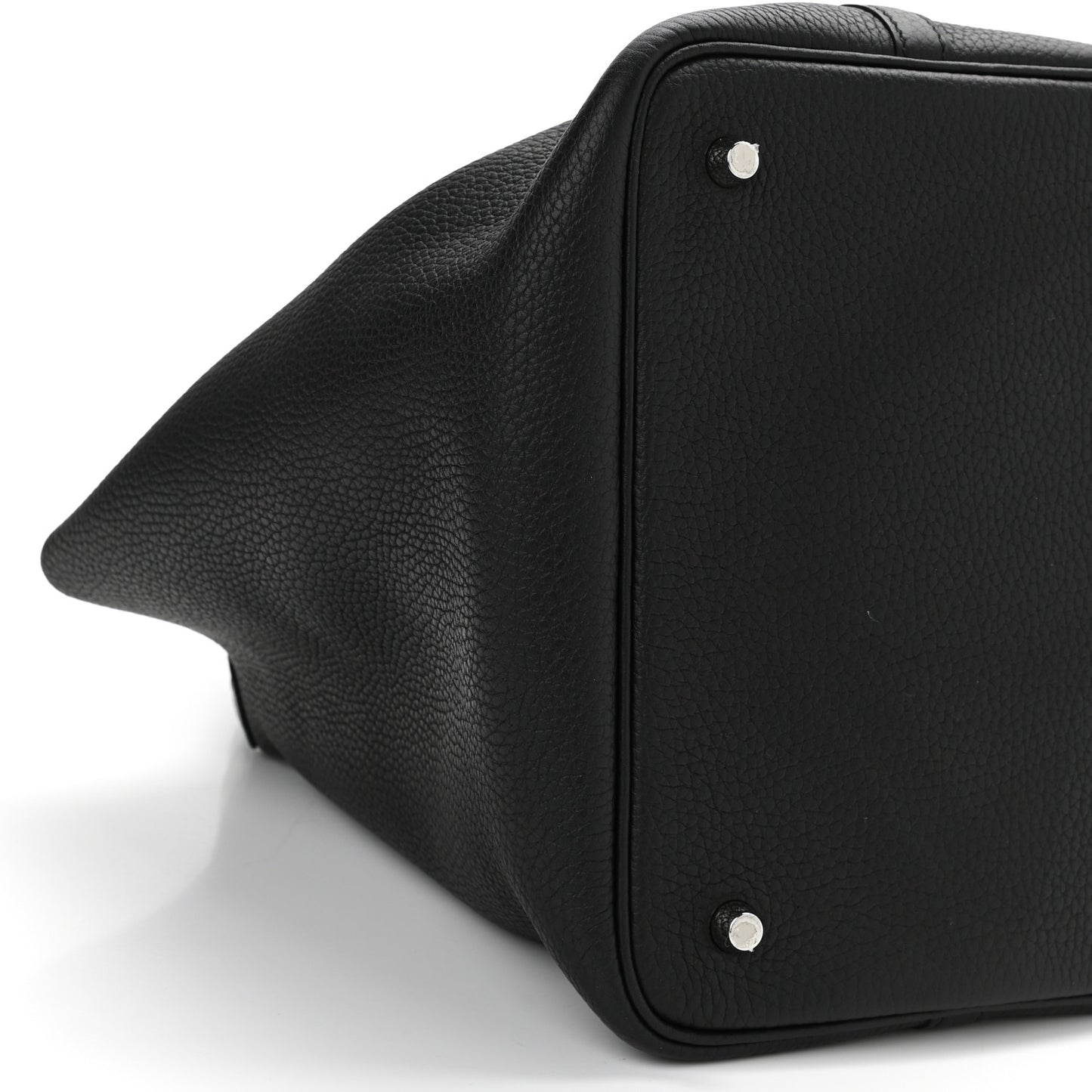 Taurillon Clemence Matte Alligator Picotin Lock Touch 22 MM Black