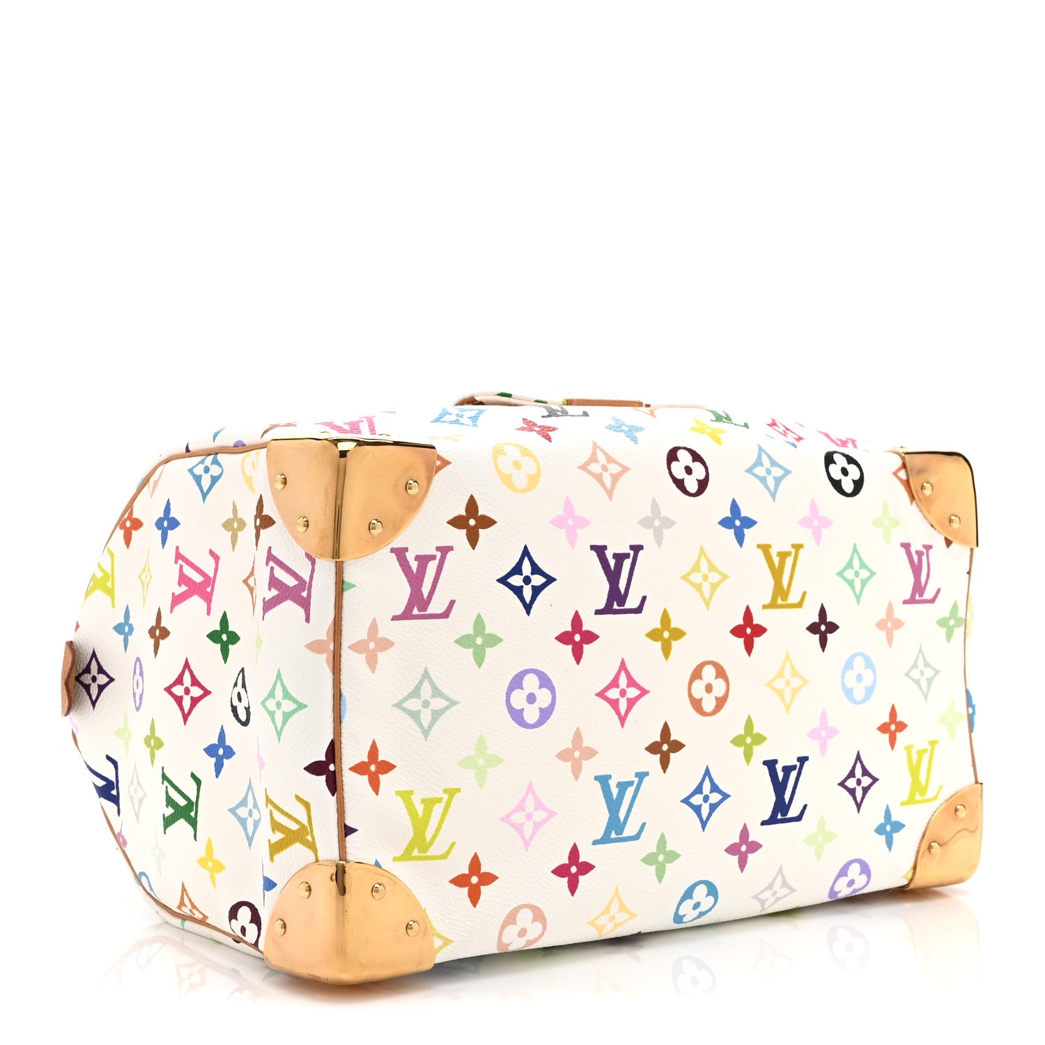 Louis Vuitton Monogram Multicolor Speedy 30 White 4 of 10