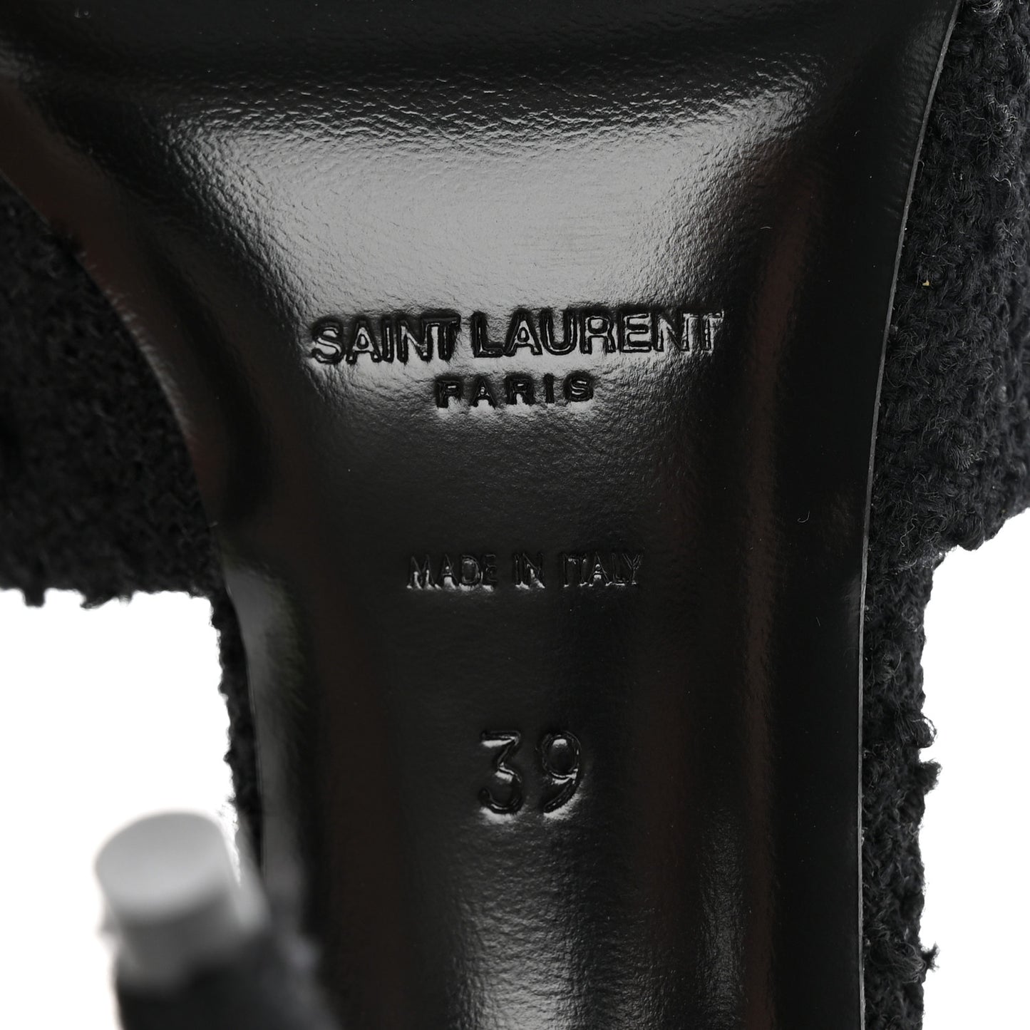 Boucle Tweed La 16 95 Mule Sandals 39 Black