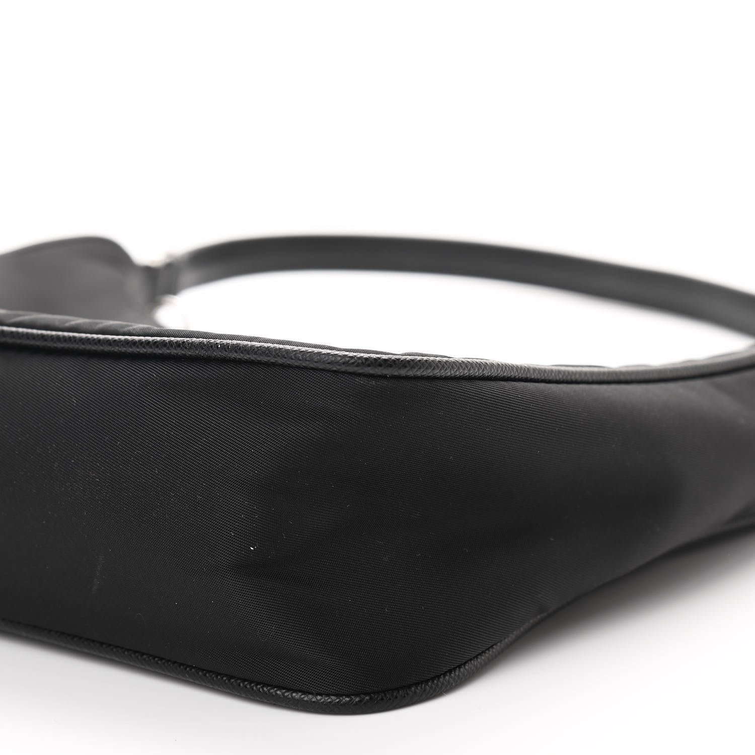 Prada Tessuto Nylon Saffiano Mini Re-Edition 2005 Bag Black 9 of 9