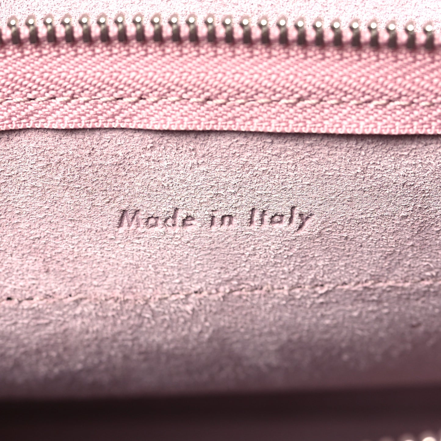 Grained Calfskin Nano Belt Bag Vintage Pink