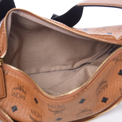 MCM Visetos Stark Belt Bag Cognac 6 of 10
