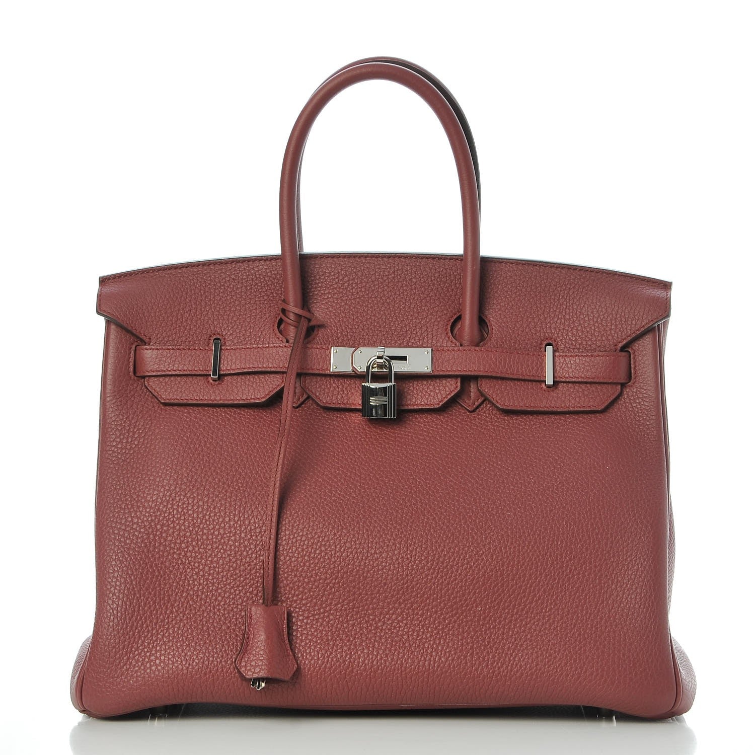 Hermes Taurillon Clemence Birkin 35 Bois de Rose 1 of 30