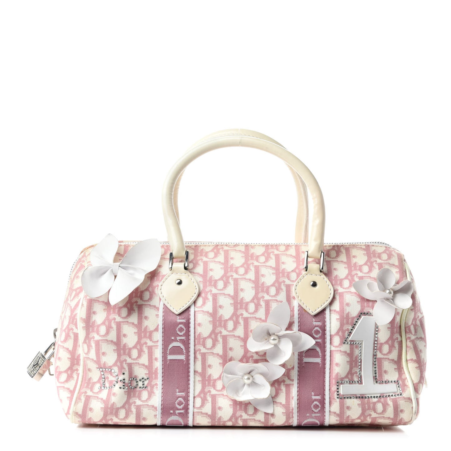 Monogram Girly Boston Pink