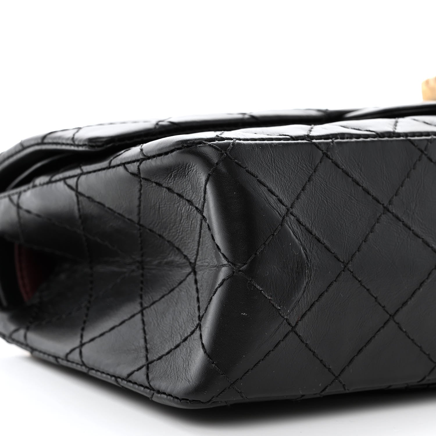 Chanel Aged Calfskin Quilted 2.55 Reissue 225 Flap Black 9 of 12