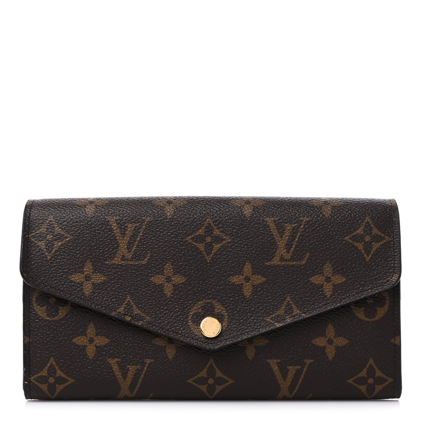 Monogram Sarah Wallet NM Coquelicot