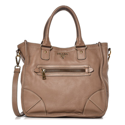 Prada Cervo Tote Visone 1 of 8