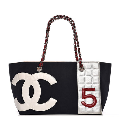 Chanel Canvas Foil Quilted N°5 Shopping Tote 1 of 15
