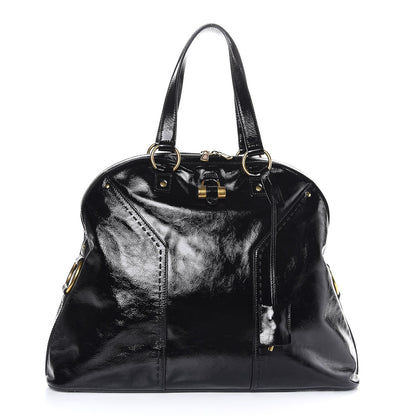 Saint Laurent Patent Oversized Muse Black 1 of 7