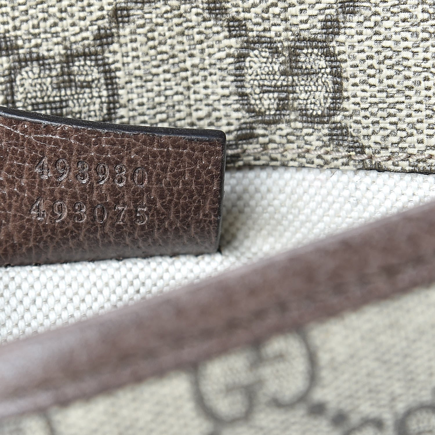 Gucci GG Supreme Monogram Neo Vintage Web Belt Bag Brown 7 of 11
