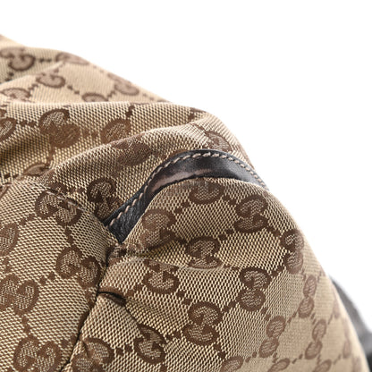Gucci Monogram Large D Gold Hobo Dark Brown 10 of 21