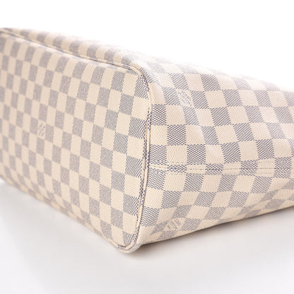 Louis Vuitton Damier Azur Neo Neverfull MM Rose Ballerine 13 of 15