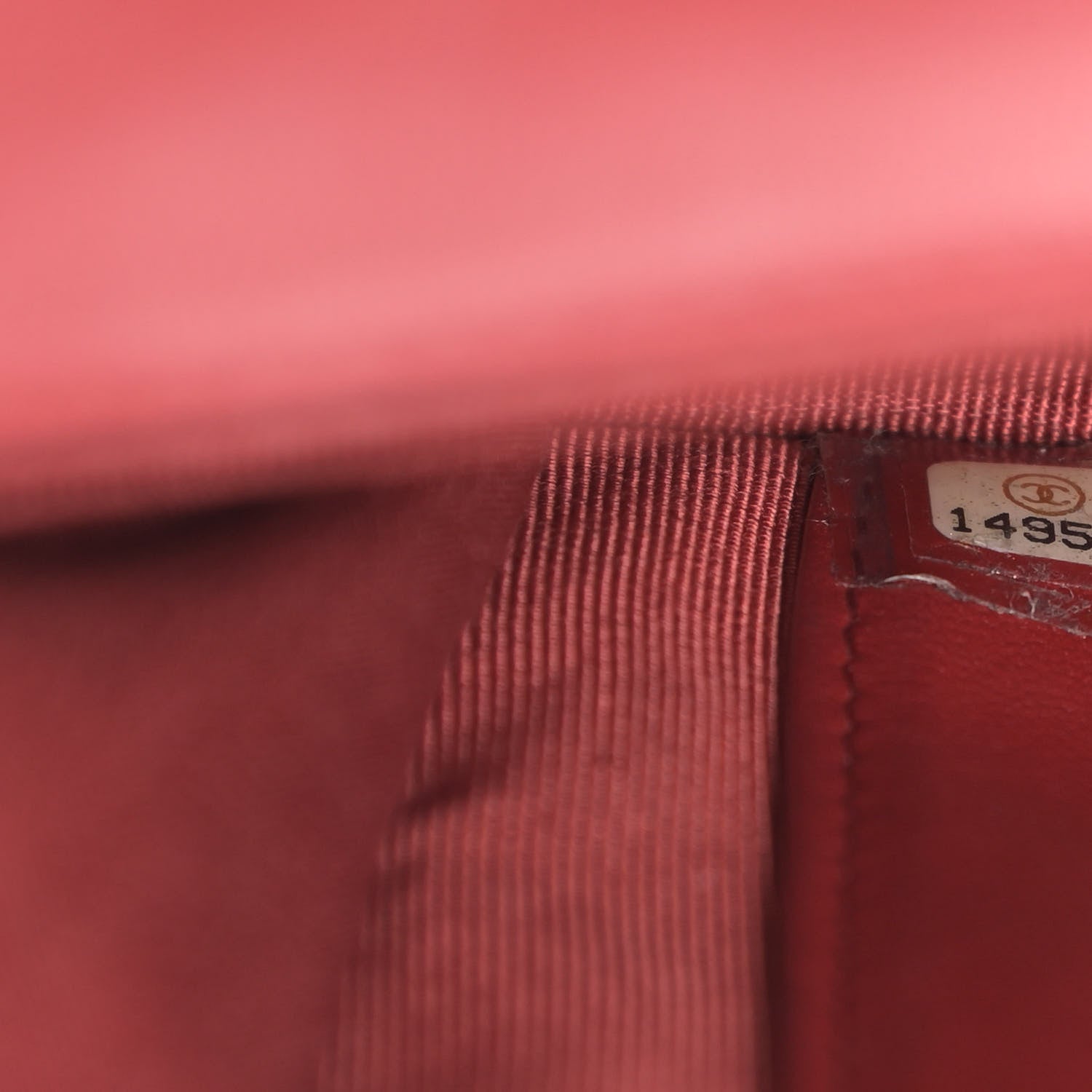 Chanel Lambskin Quilted Wallet On Chain WOC Red 8 of 14