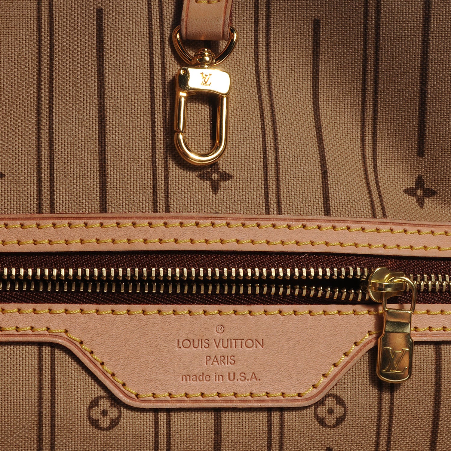 Louis Vuitton Monogram Neverfull MM 7 of 8