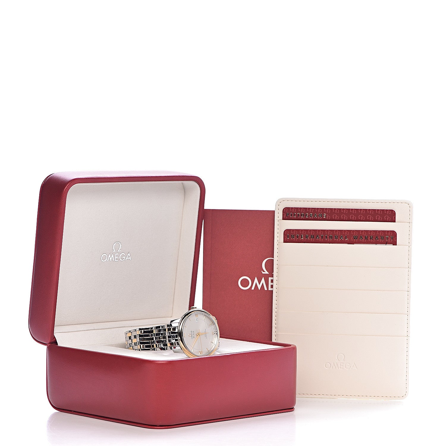 Omega Stainless Steel 18K Yellow Gold 37mm De Ville Co-Axial Automatic Watch 424.20.37.20.02.001 7 of 7
