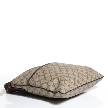 Gucci GG Plus Monogram Medium Flat Messenger Bag Dark Brown 4 of 7