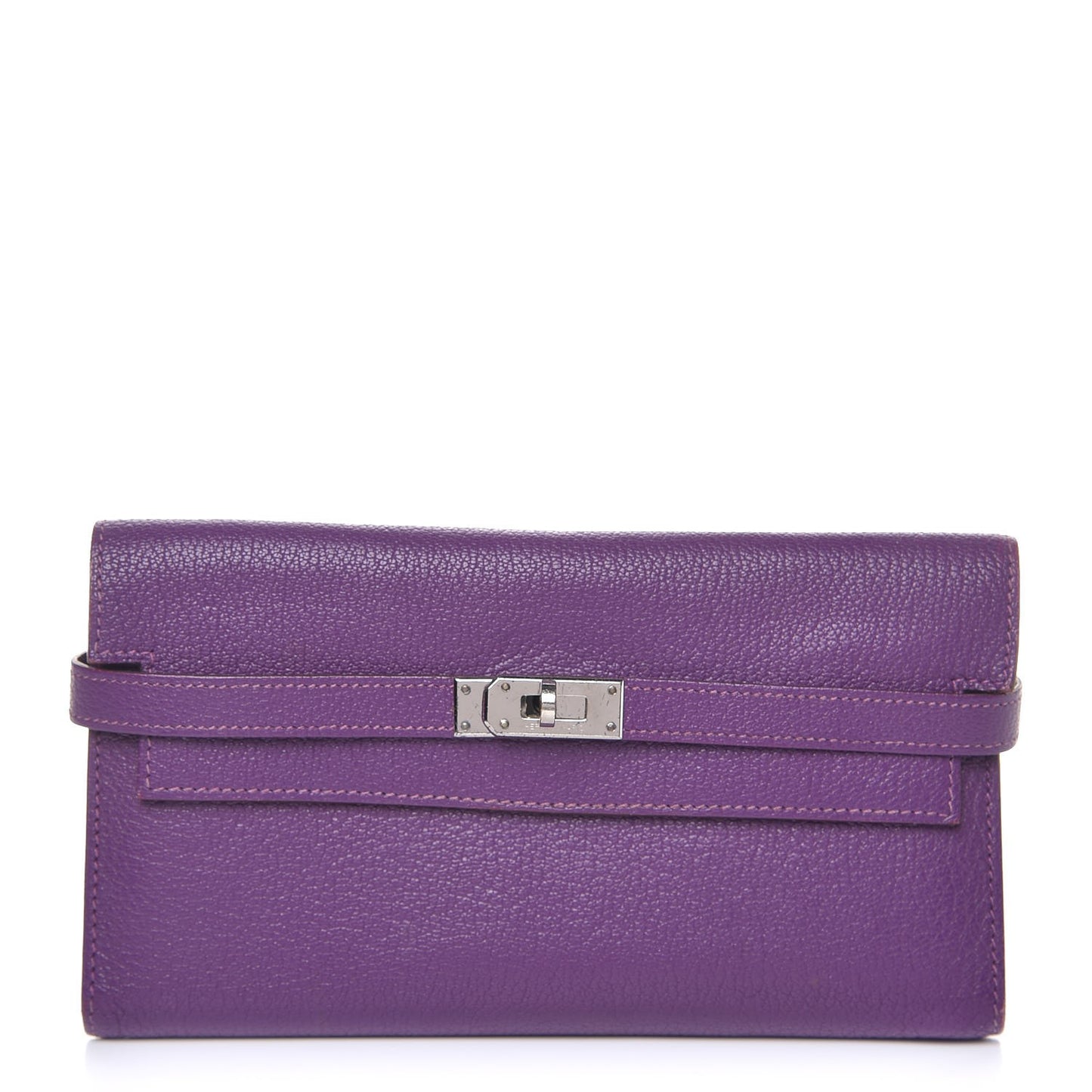 Chevre Mysore Kelly Longue Wallet Violet
