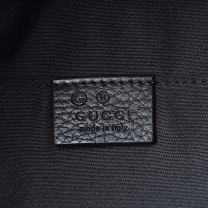 Gucci Nylon Monogram Fanny Pack Belt Bag Black 9 of 11