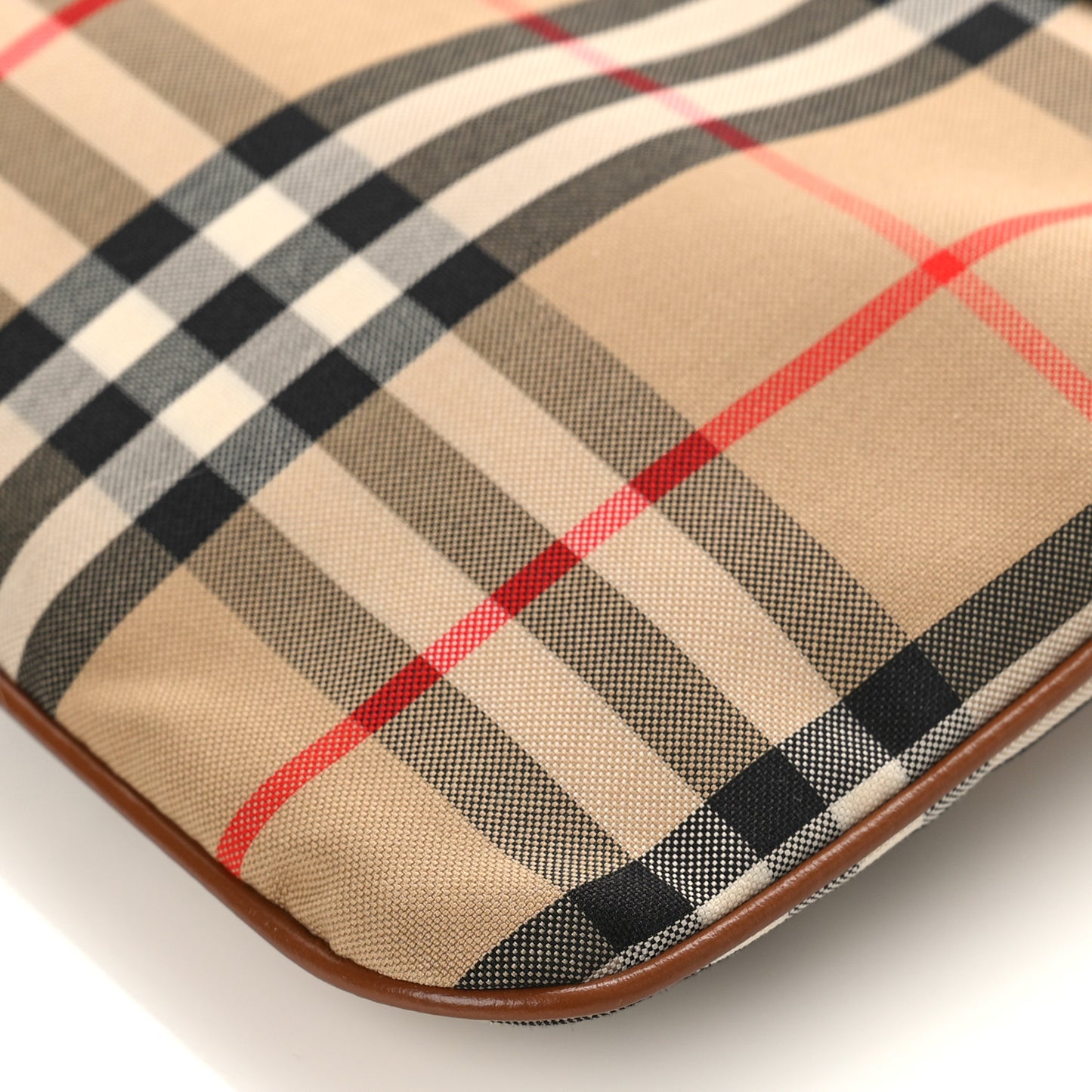 Horseferry Check Peyton Crossbody Clutch Bag Brown