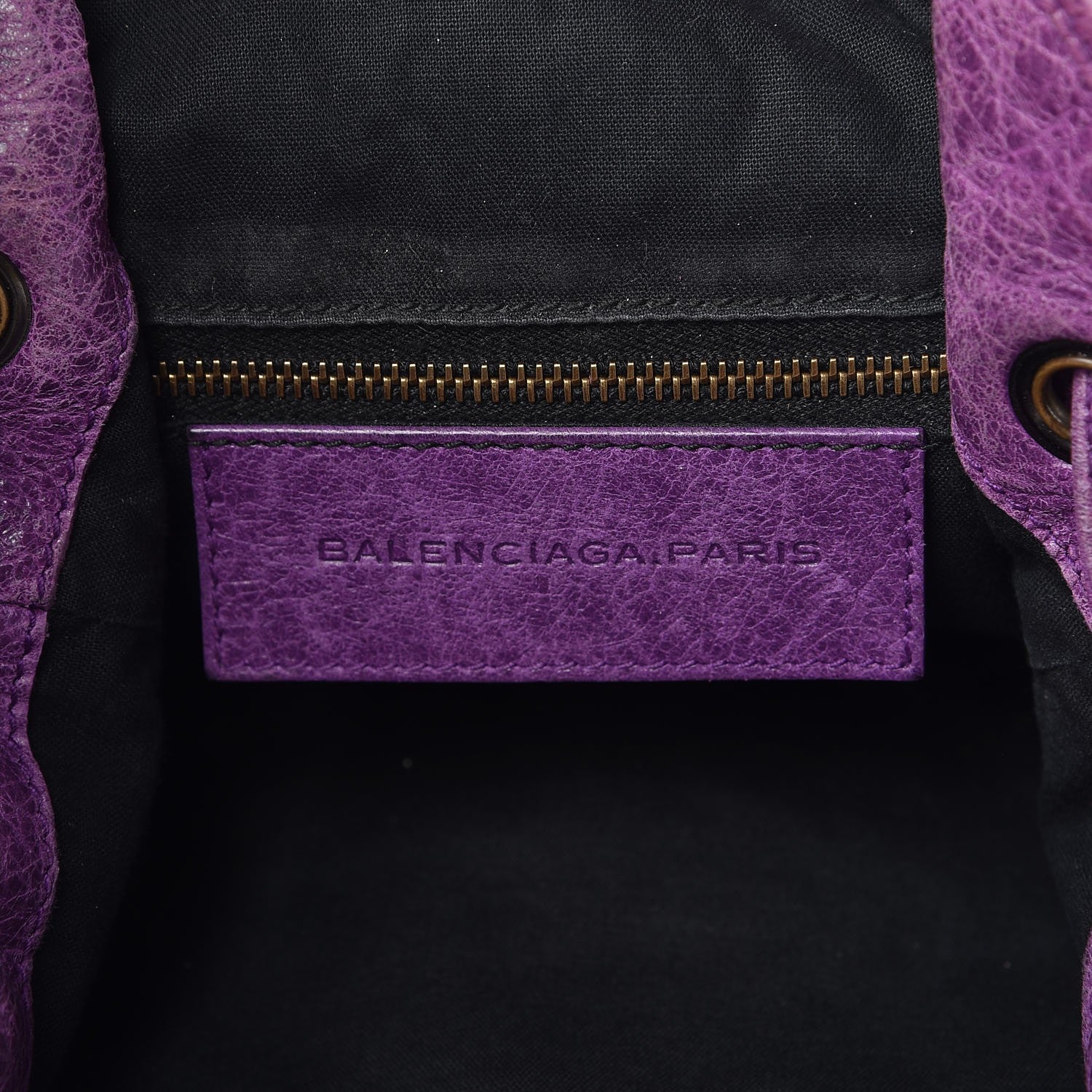Balenciaga Agneau Classic Hardware Mini Pompon Ultraviolet 6 of 11
