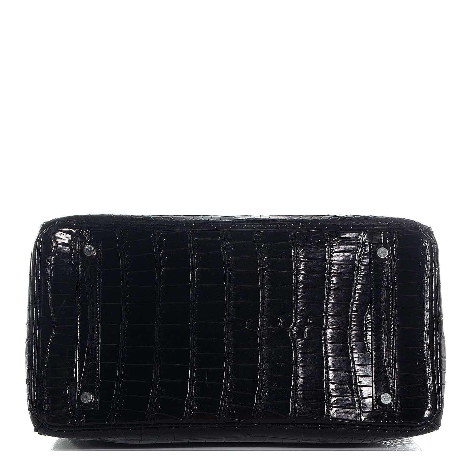 Hermes Matte Porosus Crocodile Birkin 35 Black 19 of 30