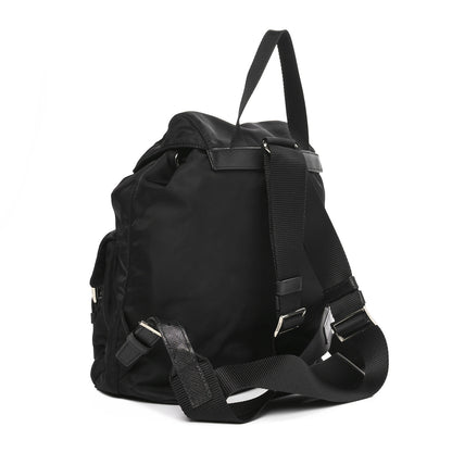 Prada Tessuto Nylon Saffiano Small Backpack Black 3 of 9