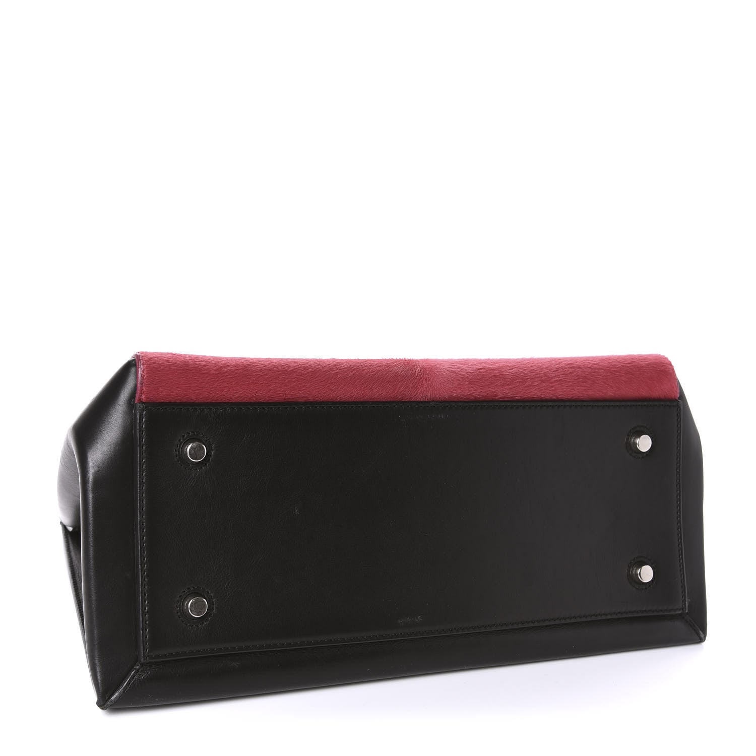 Celine Pony Hair Medium Edge Shoulder Bag Pink 4 of 12