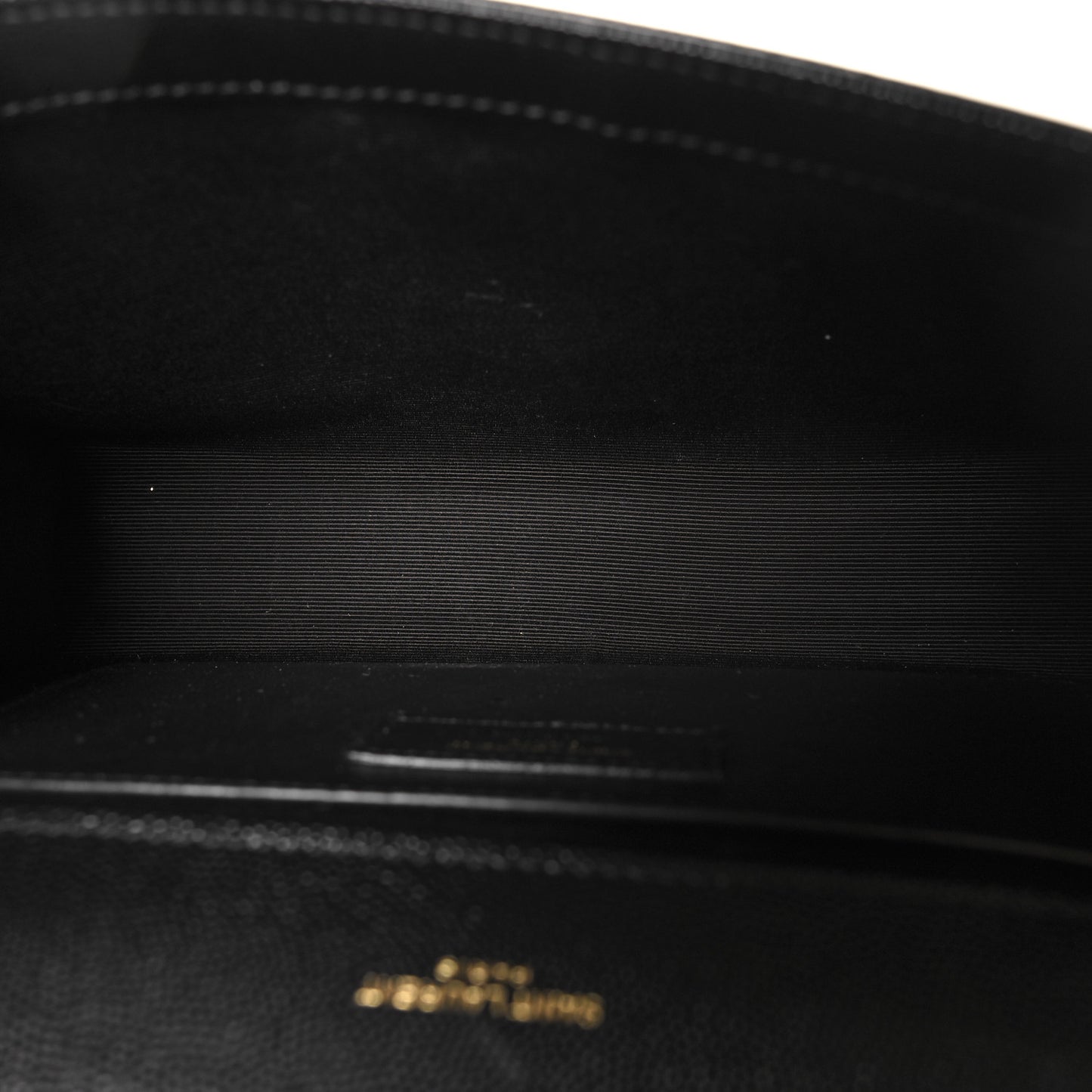 Grain De Poudre Medium Classic Monogram Kate Satchel Black