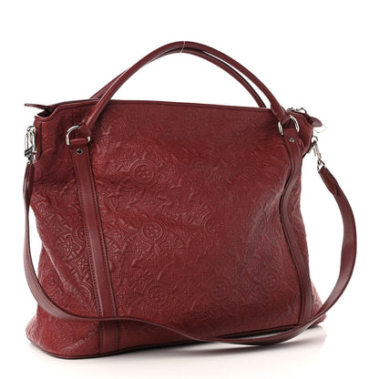 Louis Vuitton Monogram Lambskin Antheia Ixia MM Fuchsia 3 of 9