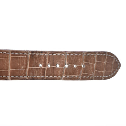 Hermes Stainless Steel Alligator 41mm Arceau Automatic Watch Gris Elephant 5 of 11